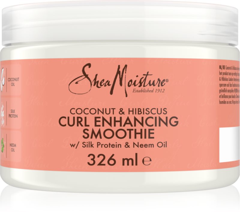 Shea Moisture Coconut & Hibiscus crema leave-in pentru păr creț 340 g