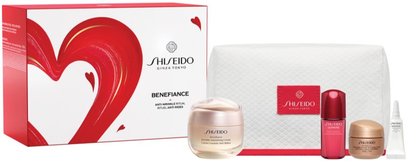 Shiseido Benefiance Wrinkle Smoothing Cream set cadou
