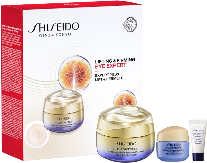 Shiseido Vital Perfection Uplifting & Firming Eye Cream set cadou pentru femei