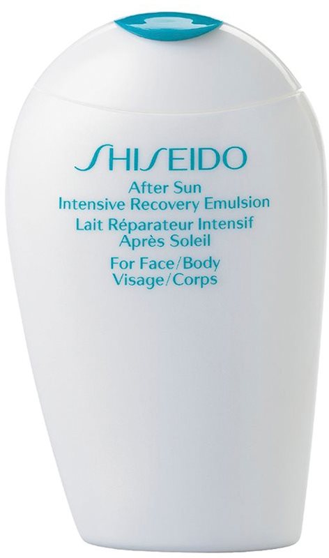 Shiseido Sun Care After Sun Intensive Recovery Emulsion emulsie reparatorie dupa soare pentru fata si corp 150 ml