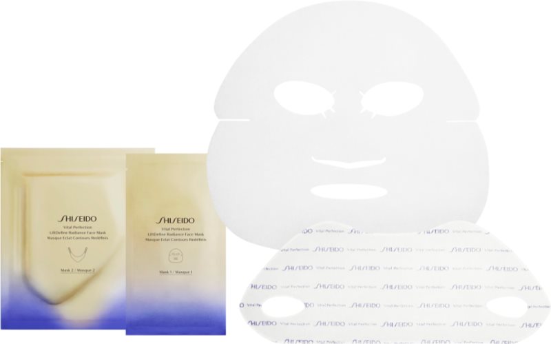 Shiseido Vital Perfection Liftdefine Radiance Face Mask masca faciala de lux pentru fermitate pentru femei 6x2 buc