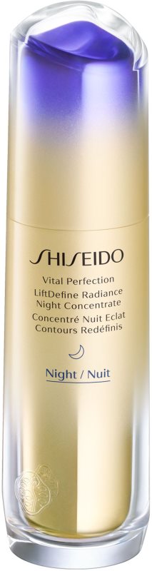 Shiseido Vital Perfection LiftDefine Radiance Night Concentrate ser de noapte cu efect lifting 40 ml