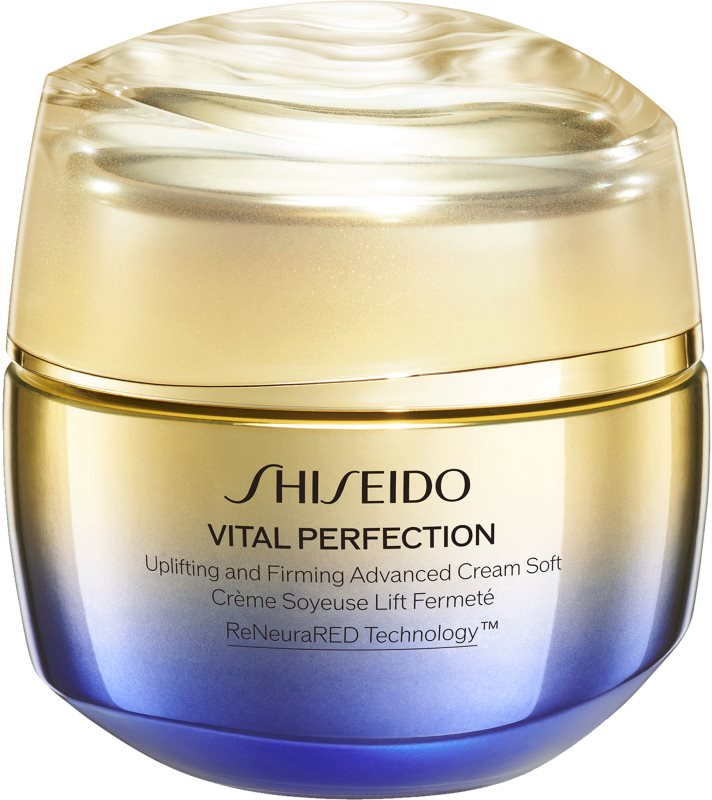 Shiseido Vital Perfection Uplifting and Firming Advanced Cream Soft Crema iluminatoare pentru fermitate ziua și noaptea