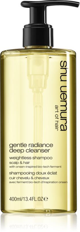 Shu Uemura Deep Cleanser Gentle Radiance sampon de curatare delicat pentru par frumos si sanatos 400 ml