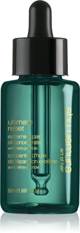 Shu Uemura Ultimate Reset ulei regenerator pentru par degradat sau tratat chimic 50 ml