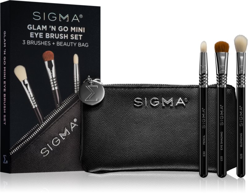Sigma Beauty Brush Set Glam N Go set de pensule cu geantă