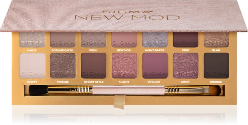 Sigma Beauty New Mod Eyeshadow Palette paleta farduri de ochi cu aplicator 208.2 g