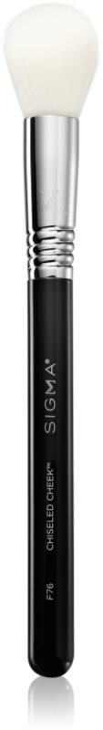 Sigma Beauty Face F76 Chiseled Cheek™ pensulă medie pentru produse lichide, cremoase și pudrate 1 buc