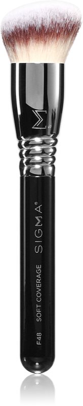 Sigma Beauty Face F48 Soft Coverage pensula pentru crema si fond de ten 1 buc