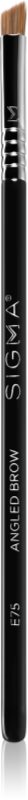 Sigma Beauty Brow E75 Angled Brow Brush perie curbata pentru sprancene 1 buc