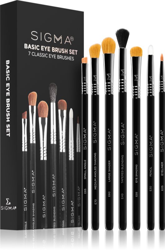 Sigma Beauty Brush Set Basic Eye set perii machiaj pentru ochi