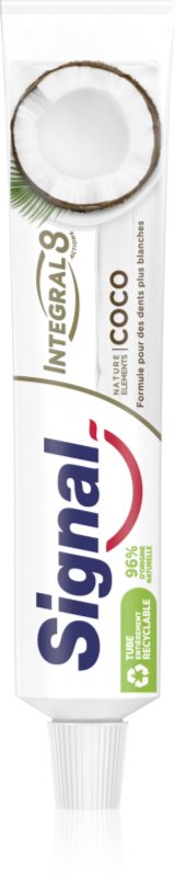 Signal Natural Elements Integral 8 Coco White pastă de dinți Coco 75 ml