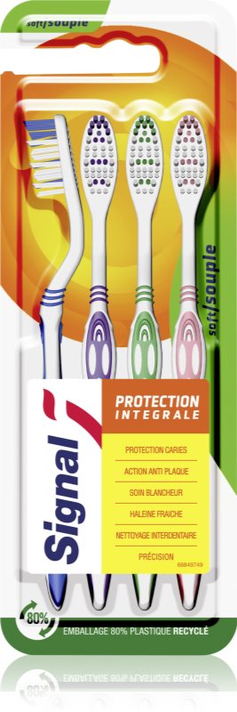 Signal Protection Integrale periuta de dintiSoft 4 buc