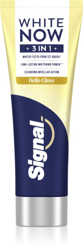 Signal White Now 3-in-1 Hello Glow pastă de dinți 75 ml