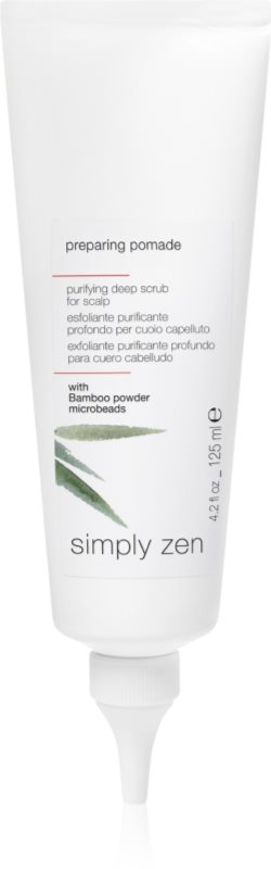Simply Zen Preparing Pomade pasta pentru exfoliere pentru scalp 125 ml