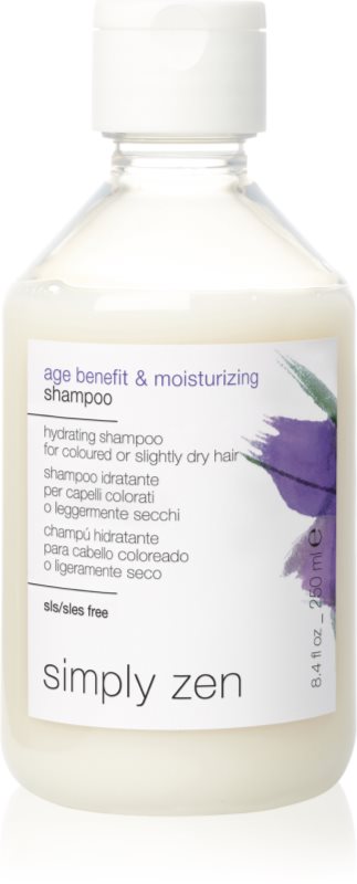 Simply Zen Age Benefit & Moisturizing sampon hidratant pentru păr vopsit 250 ml