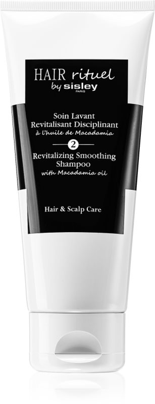 Hair Rituel by Sisley Revitalizing Smoothing Shampoo with Macadamia oil sampon pentru indreptarea parului pentru toate tipurile de păr