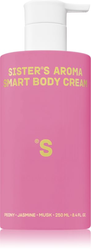 Sister's Aroma Smart Body Cream Peony crema de corp hidratanta
