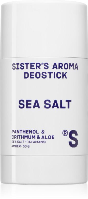 Sister's Aroma Sea Salt Deostick deodorant stick impotriva mirosului si transpiratiei 50 g