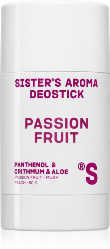 Sister's Aroma Passion Fruit Deostick deodorant stick impotriva mirosului si transpiratiei 50 g