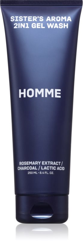Sister's Aroma Homme Gel de duș pentru bărbați 2 in 1 250 ml
