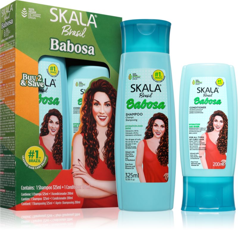 Skala Babosa set nutritie si hidratare pentru par uscat
