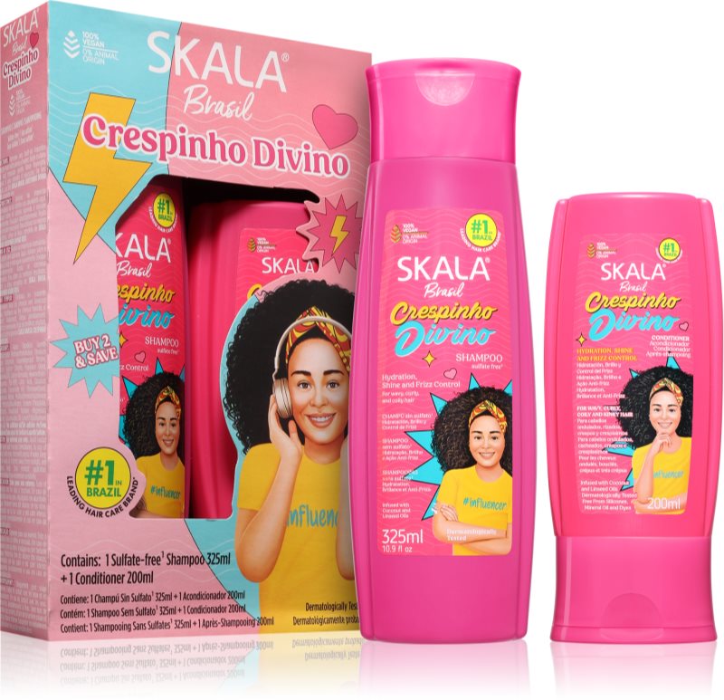 Skala Crespinho set pentru păr creț