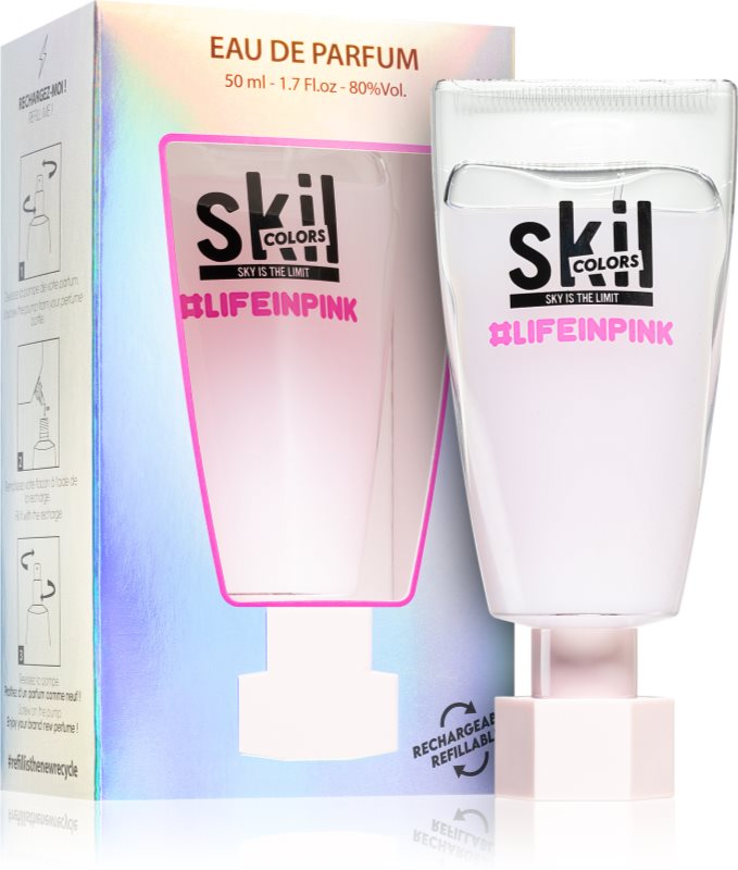 Skil Colors Life in Pink Eau de Parfum pentru femei 50 ml