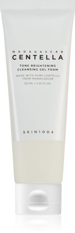 SKIN1004 Madagascar Centella Tone Brightening Cleansing Gel Foam gel de curatare spumant pentru luminozitate si hidratare 125 ml