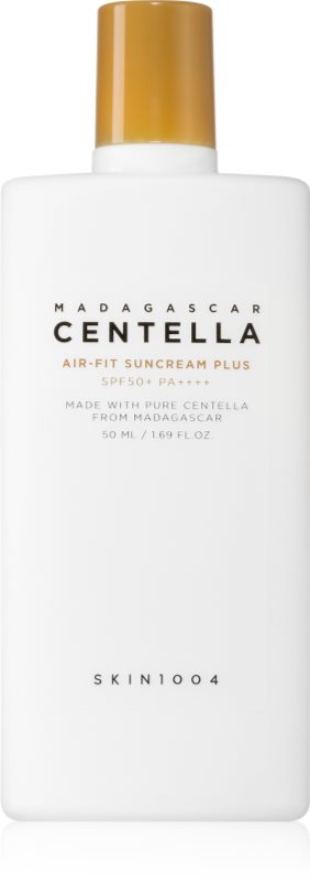 SKIN1004 Madagascar Centella Air-Fit Suncream Plus crema protectoare cu minerale pentru piele sensibilă SPF 50+ 50 ml