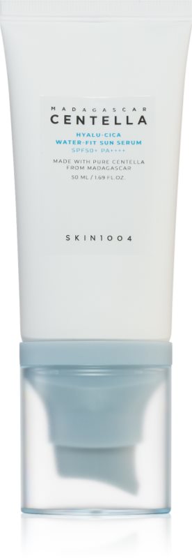 SKIN1004 Madagascar Centella Hyalu-Cica Water-Fit Sun Serum ser protector cu efect de hidratare