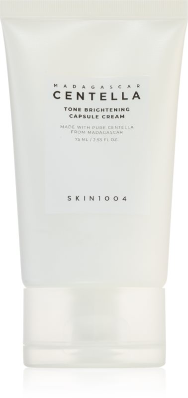 SKIN1004 Madagascar Centella Tone Brightening Capsule Cream cremă pentru revitalizare și iluminare cu efect calmant 75 ml
