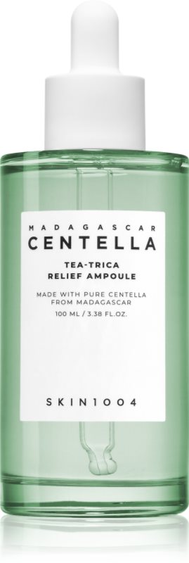 SKIN1004 Madagascar Centella Tea-Trica Relief Ampoule ser facial calmant pentru ten acneic