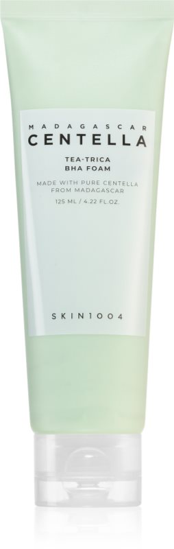 SKIN1004 Madagascar Centella Tea-Trica BHA Foam Spuma curatare intensa. pentru ten acneic 125 ml