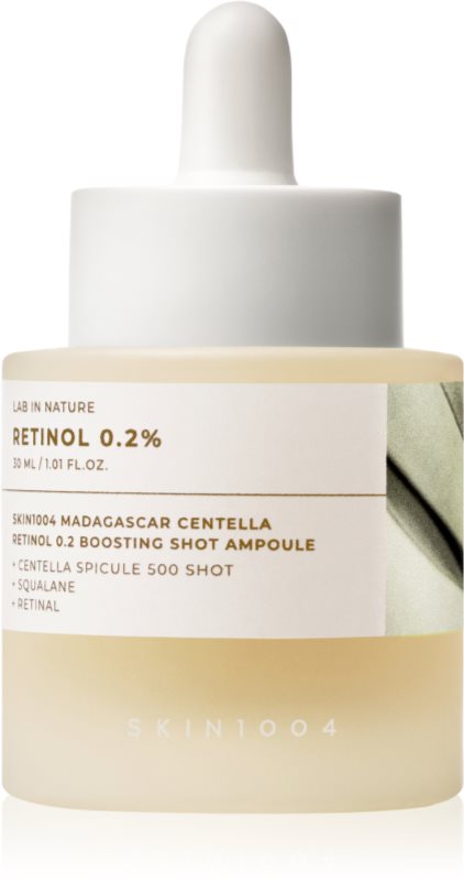 SKIN1004 Lab In Nature Retinol 0.2% Boosting Shot Ampoule ser regenerant antirid sporirea elasticității tenului 30 ml
