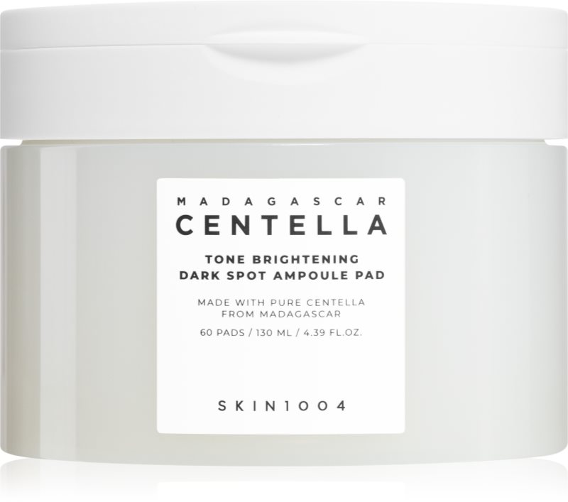 SKIN1004 Madagascar Centella Tone Brightening Dark Spot Ampoule Pad dischete de tonifiere impotriva petelor intunecate 60 buc
