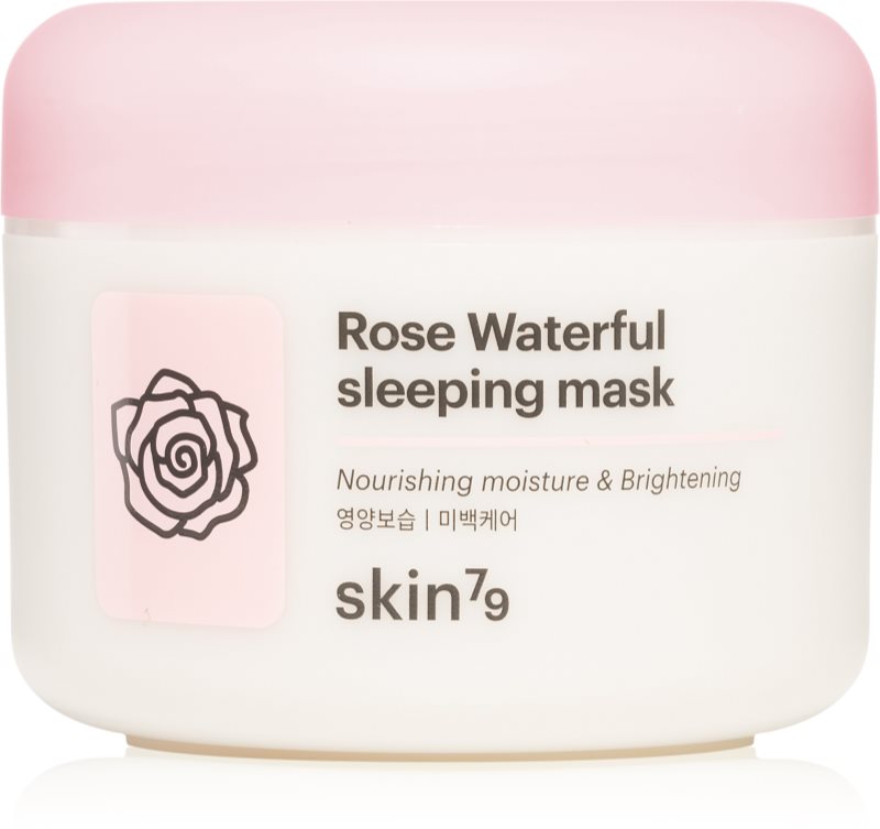 Skin79 Rose Waterfull masca hidratanta de noapte cu apă de trandafiri 100 ml