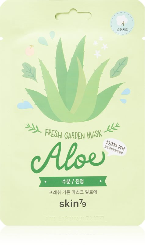 Skin79 Fresh Garden Aloe mască textilă calmantă cu aloe vera 23 g