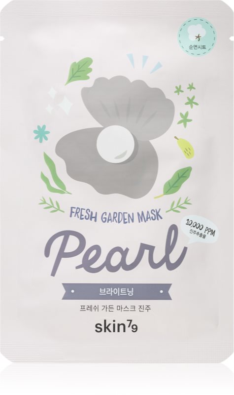 Skin79 Fresh Garden Pearl mască textilă iluminatoare 23 g