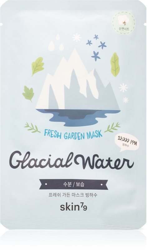 Skin79 Fresh Garden Glacial Water mască textilă hidratantă 23 g