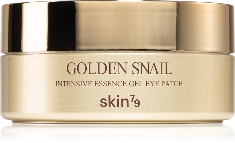 Skin79 Golden Snail mască revitalizantă cu hidrogel, cu extract din melcidin melci zona ochilor 60 buc