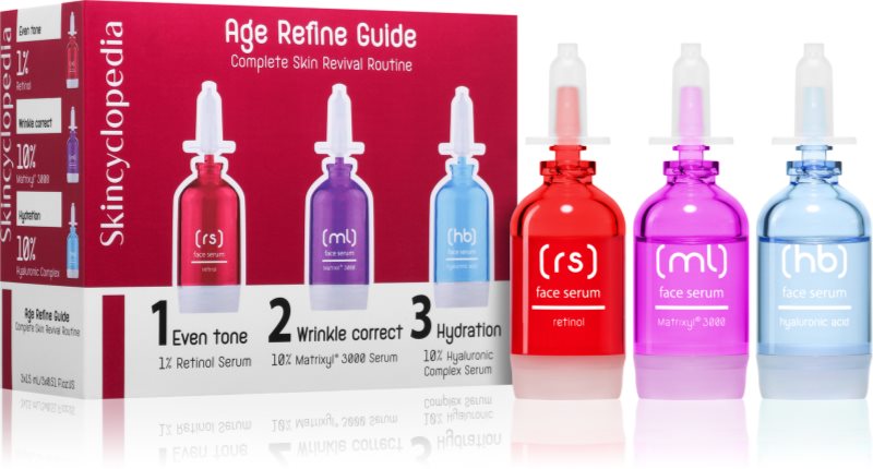 Skincyclopedia Age Refine Guide set împotriva îmbătrânirii pielii