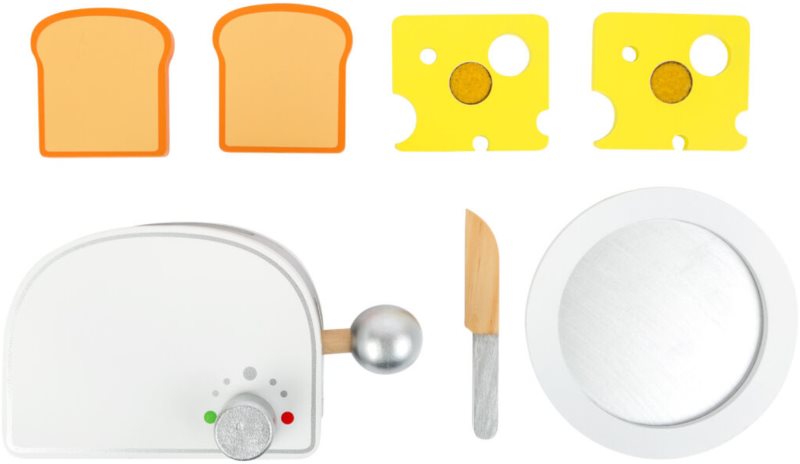 Small foot Wooden Toaster Breakfast set de jucării din lemn 3y+ 7 buc