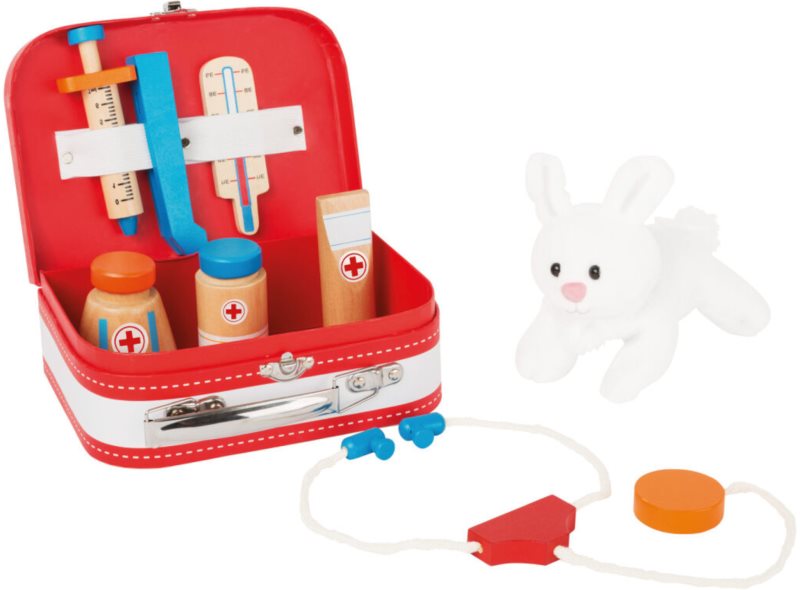 Small foot Kit Rabbit set de jucării din lemn 3 y+ 9 buc