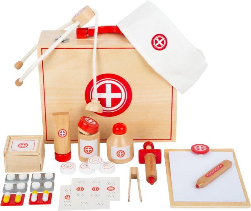 Small foot Wooden Doctor’s Kit set de jucării din lemn 3 y+ 24 buc