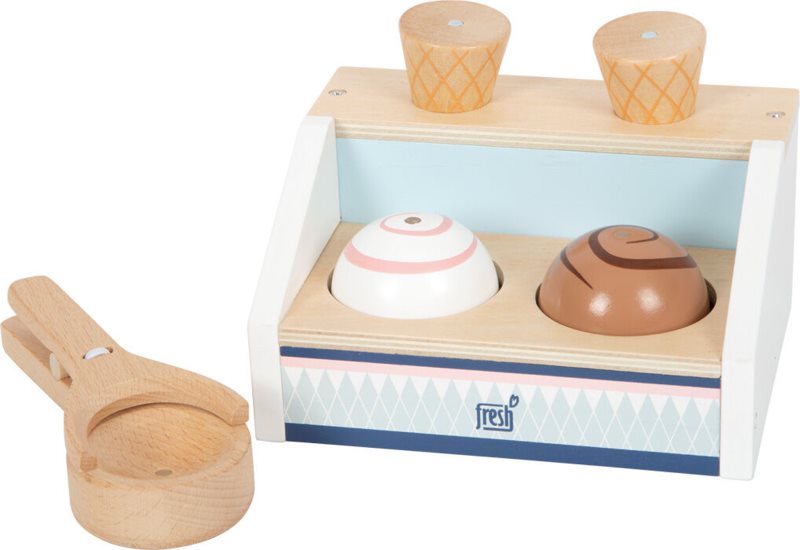 Small foot Wooden Ice Cream Stand Fresh set de jucării pentru copii 3 y+ 1 buc