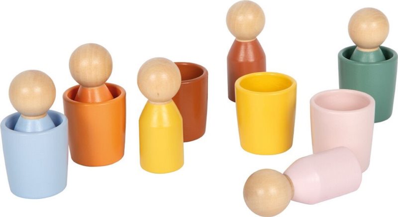 Small foot Montessori set de jucării din lemn 12m+ 12 buc