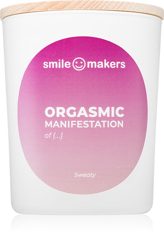 Smile Makers Orgasmic Manifestations lumânare parfumată Sweaty 180 g