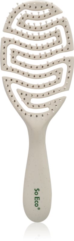 So Eco Flexi Curve Detangling Brush perie ovală pentru par usor de pieptanat 1 buc