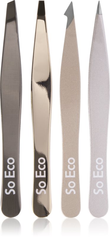 So Eco Tweezer Set Rose Gold set pensete